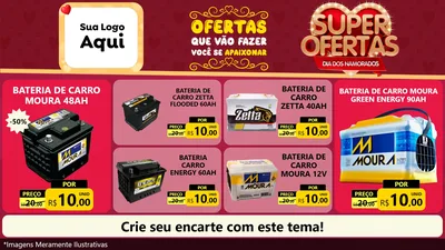 Modelo de TV para TV Horizontal com o tema Dia dos Namorados para Baterias Elétricas