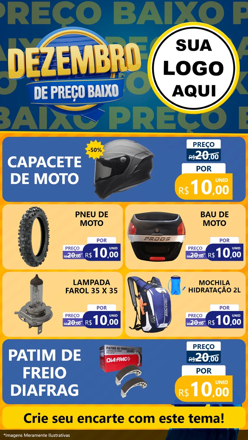Modelo de TV para TV Vertical com o tema Dezembro de Preço Baixo para Moto peças