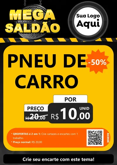 Modelo de Cartaz para Cartaz A4 Vertical