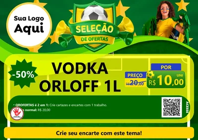 Modelo de Cartaz para Cartaz A4 Horizontal com o tema Fim De Semana Arrasador para Distribuidora de bebidas