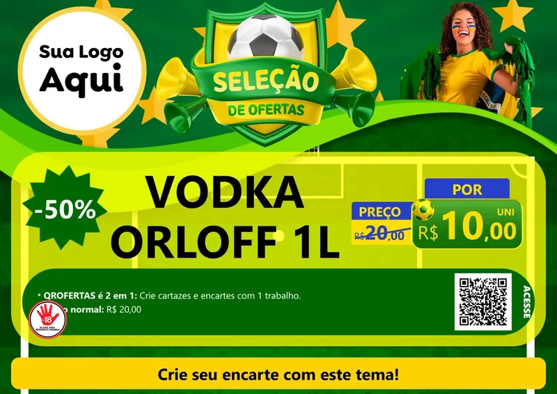 Modelo de Cartaz para Cartaz A4 Horizontal com o tema Fim De Semana Arrasador para Distribuidora de bebidas