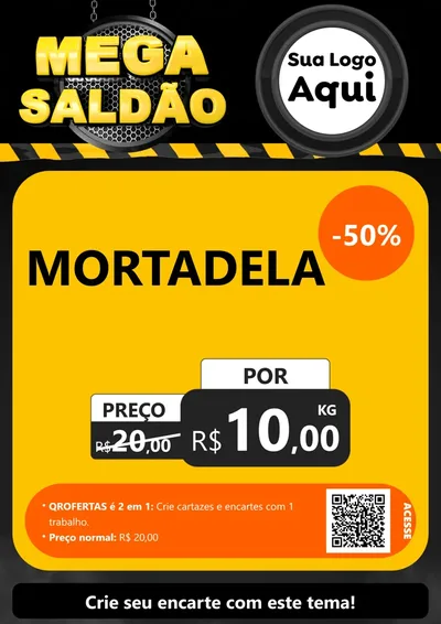 Modelo de Cartaz para Cartaz A4 Vertical