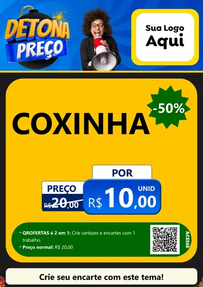 Modelo de Cartaz para Cartaz A4 Vertical