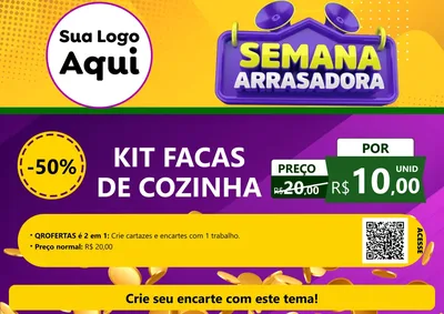 Modelo de Cartaz para Cartaz A4 Horizontal