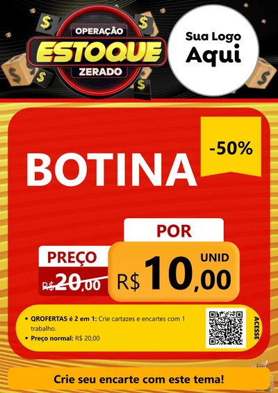 Modelo de Cartaz para Cartaz A4 Vertical