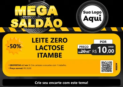 Modelo de Cartaz para Cartaz A4 Horizontal