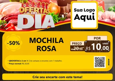 Modelo de Cartaz para Cartaz A4 Horizontal