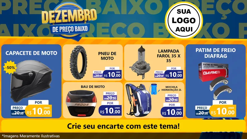 Modelo de TV para TV Horizontal com o tema Dezembro de Preço Baixo para Moto peças