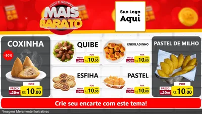 Modelo de TV para TV Horizontal com o tema Mais Barato para Salgadaria