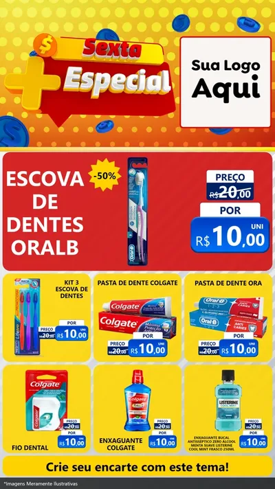 Modelo de Rede Social para Stories com o tema Sexta Mais Especial para Higiene Pessoal