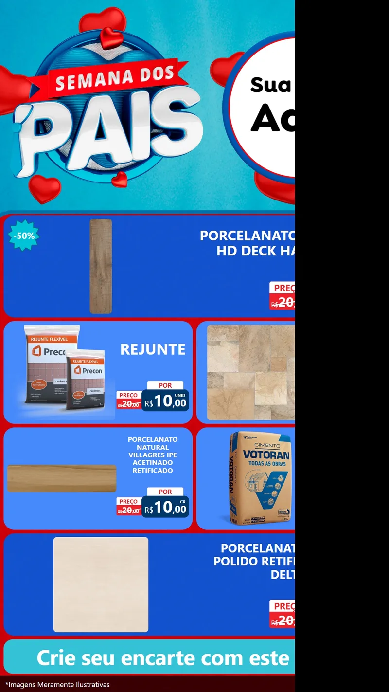 Modelo de TV para TV Vertical com o tema Semana Dos Pais para Pisos e revestimentos