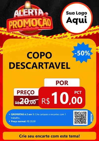 Modelo de Cartaz para Cartaz A4 Vertical