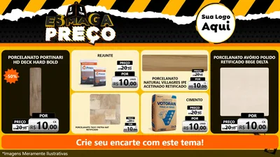 Modelo de TV para TV Horizontal com o tema Esmaga Preço para Pisos e revestimentos