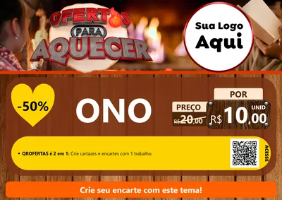 Modelo de Cartaz para Cartaz A4 Horizontal com o tema Ofertas Para Aquecer para Óticas