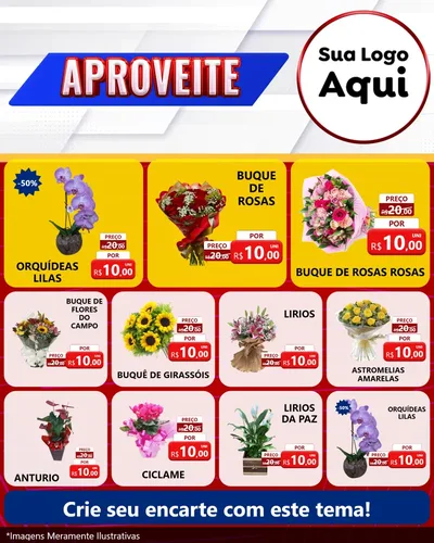 Modelo de Rede Social para Feed Instagram com o tema Aproveite para Floricultura e jardim