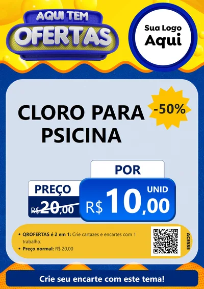 Modelo de Cartaz para Cartaz A4 Vertical