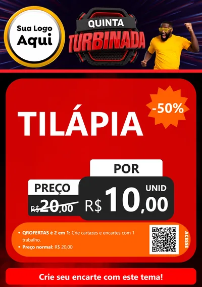 Modelo de Cartaz para Cartaz A4 Vertical