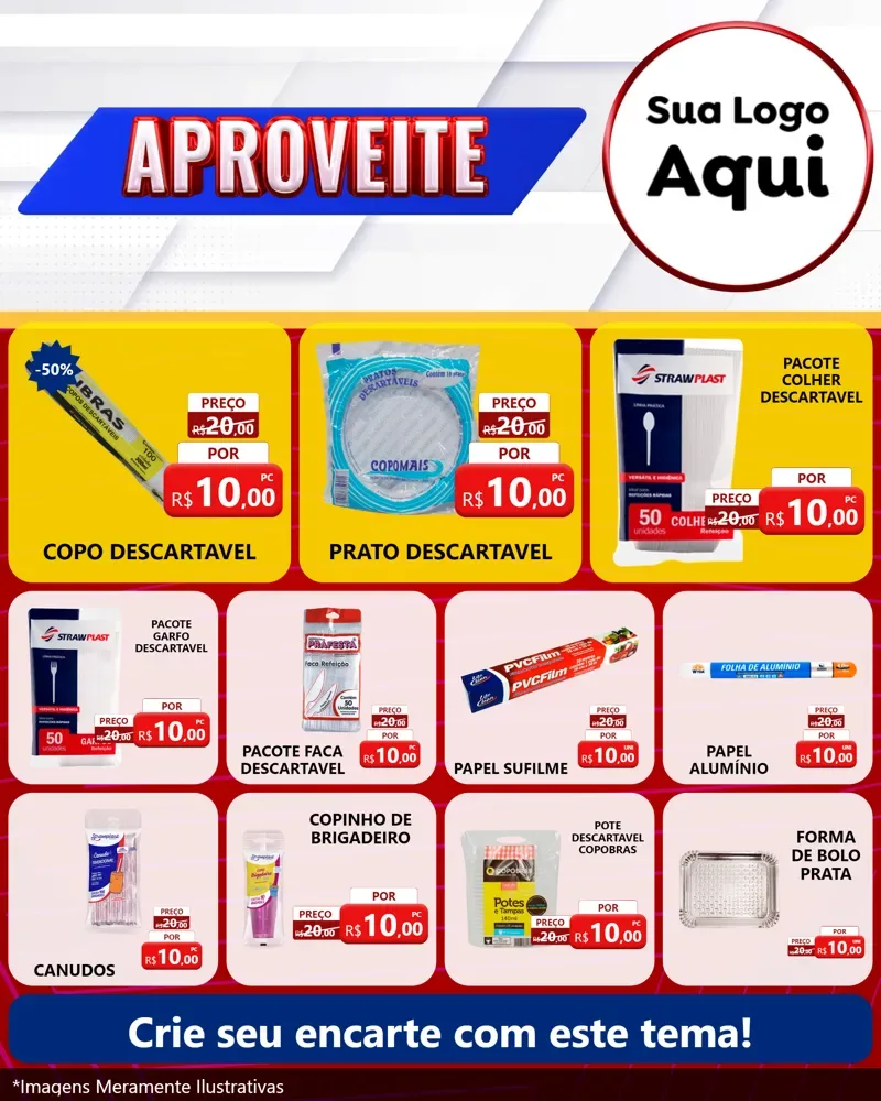Modelo de Rede Social para Feed Instagram com o tema Aproveite para Embalagens