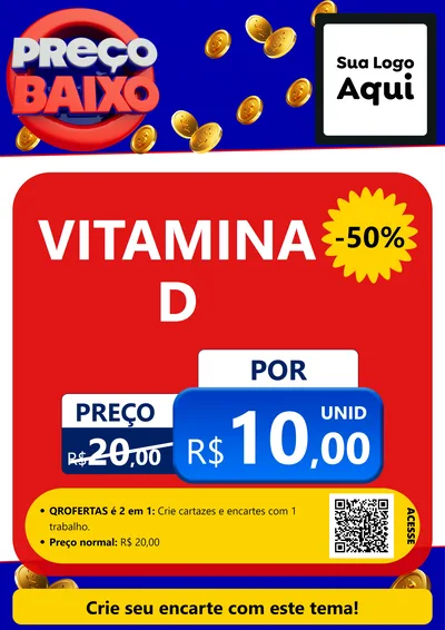 Modelo de Cartaz para Cartaz A4 Vertical