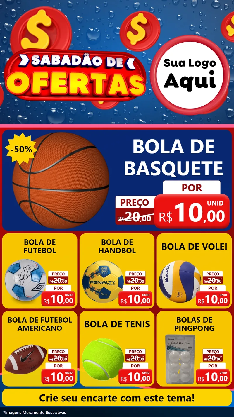 Modelo de Rede Social para Stories com o tema Sabadão de Ofertas para Artigos Esportivos
