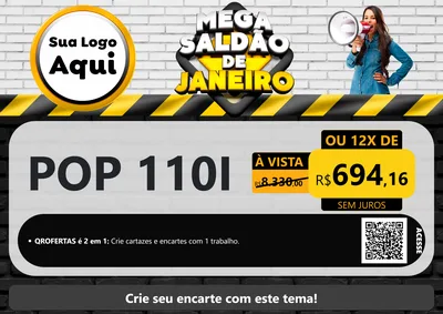 Modelo de Cartaz para Cartaz A4 Horizontal
