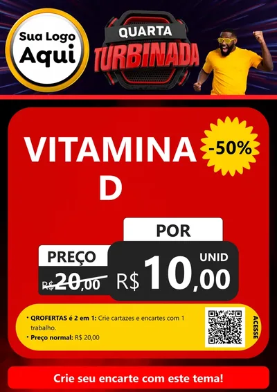 Modelo de Cartaz para Cartaz A4 Vertical