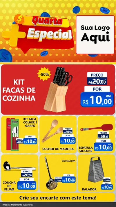 Modelo de Rede Social para Stories com o tema Quarta Mais Especial para Utilidades Domésticas