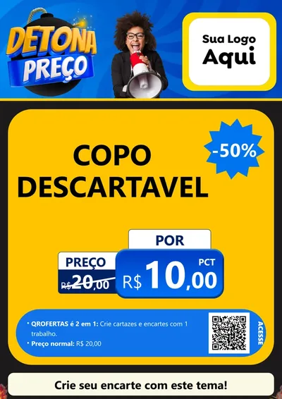 Modelo de Cartaz para Cartaz A4 Vertical