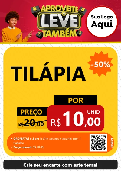 Modelo de Cartaz para Cartaz A4 Vertical