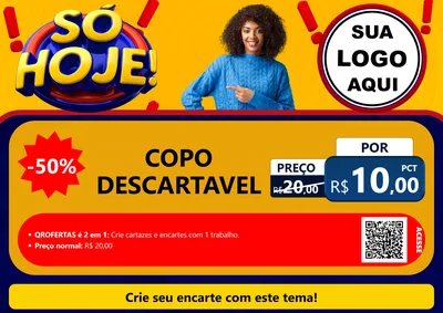 Modelo de Cartaz para Cartaz A4 Horizontal
