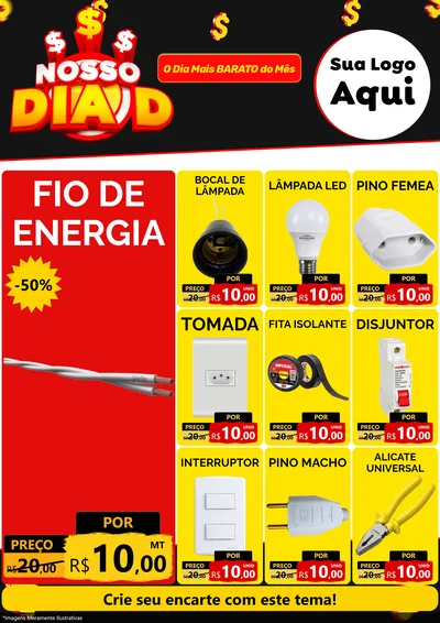 Modelo de Encarte para Encarte A4 Vertical