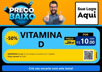 Modelo de Cartaz para Cartaz A4 Horizontal