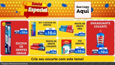 Modelo de TV para TV Horizontal com o tema Sexta Mais Especial para Higiene Pessoal