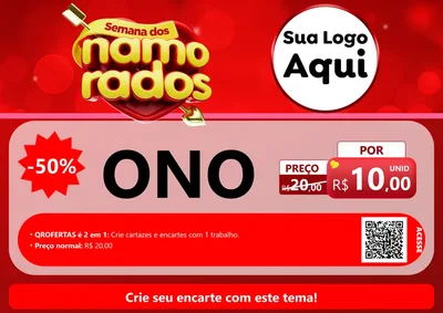 Modelo de Cartaz para Cartaz A4 Horizontal com o tema Semana dos namorados para Óticas