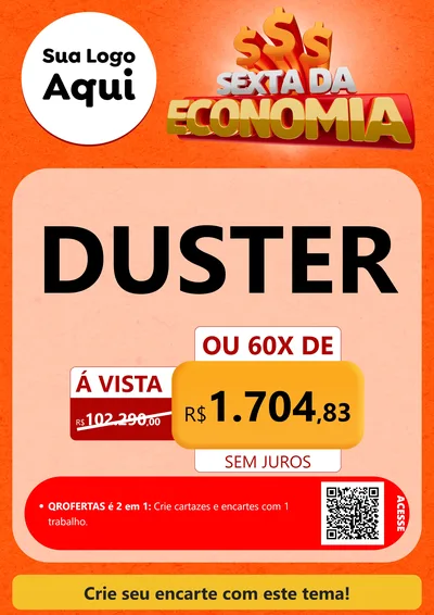 Modelo de Cartaz para Cartaz A4 Vertical