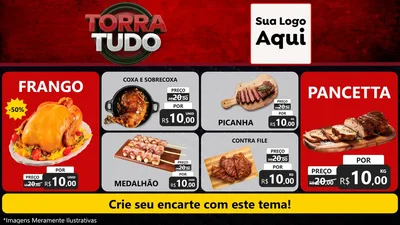 Modelo de TV para TV Horizontal com o tema Torra Tudo para Assados