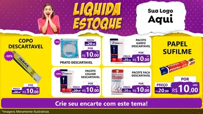 Modelo de TV para TV Horizontal com o tema Liquida estoque para Embalagens