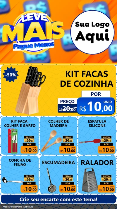 Modelo de Rede Social para Stories com o tema Leve Mais, Pague Menos para Utilidades Domésticas
