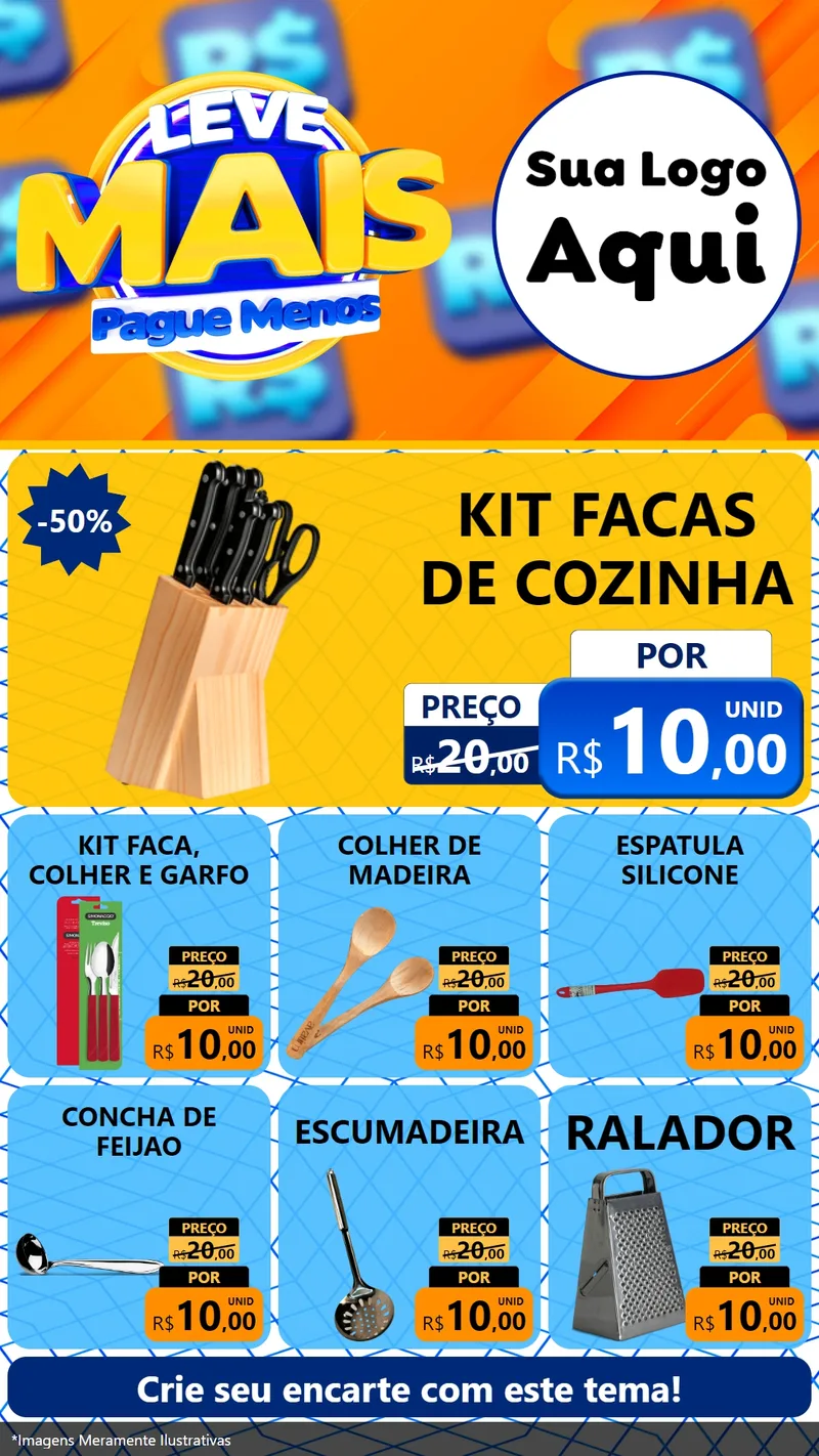 Modelo de Rede Social para Stories com o tema Leve Mais, Pague Menos para Utilidades Domésticas