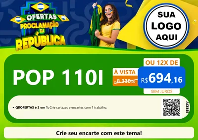 Modelo de Cartaz para Cartaz A4 Horizontal