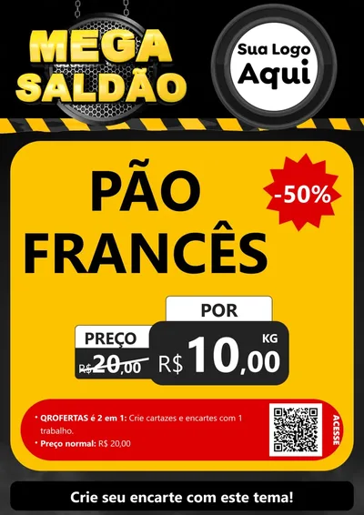 Modelo de Cartaz para Cartaz A4 Vertical