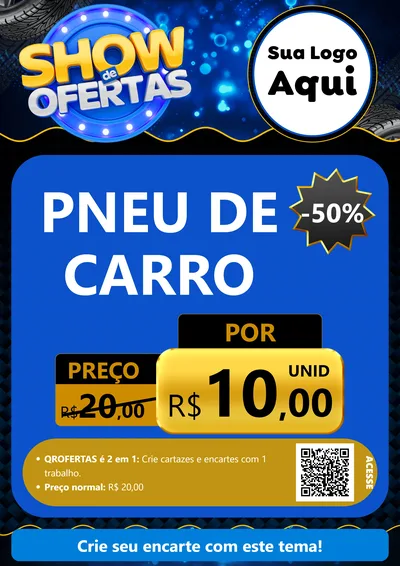 Modelo de Cartaz para Cartaz A4 Vertical