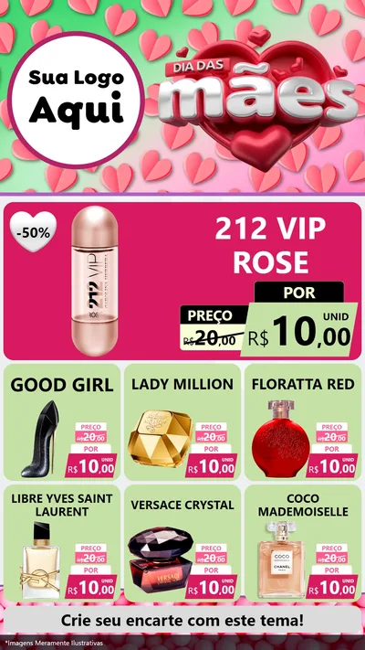 Modelo de Rede Social para Stories com o tema Dia das Mães para Perfumes