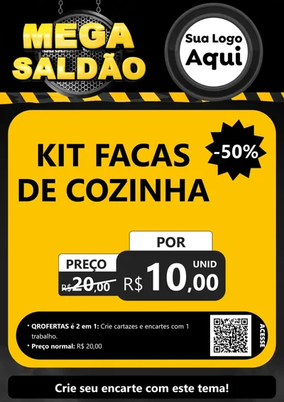 Modelo de Cartaz para Cartaz A4 Vertical