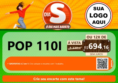 Modelo de Cartaz para Cartaz A4 Horizontal