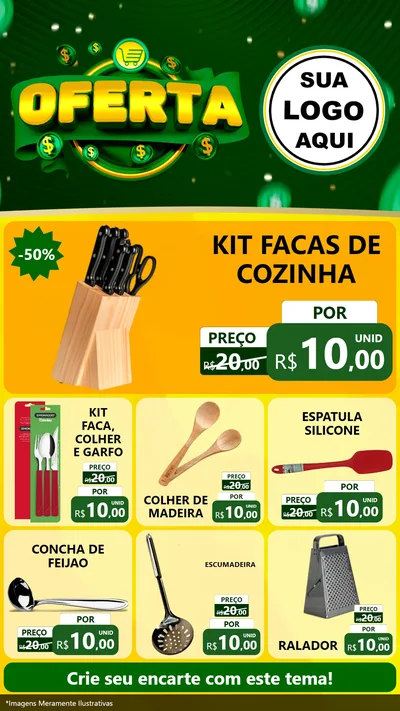 Modelo de Rede Social para Stories com o tema Oferta para Utilidades Domésticas