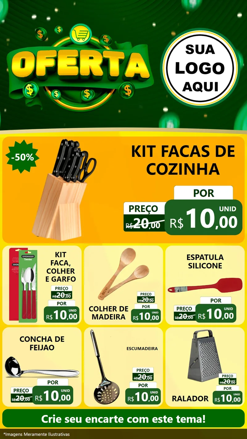 Modelo de Rede Social para Stories com o tema Oferta para Utilidades Domésticas