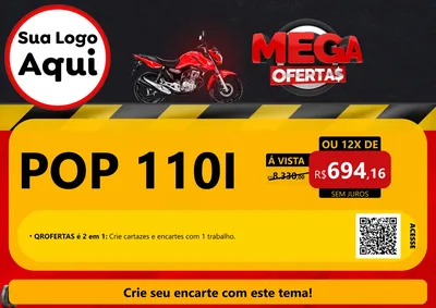 Modelo de Cartaz para Cartaz A4 Horizontal