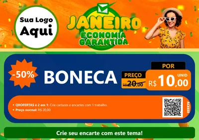 Modelo de Cartaz para Cartaz A4 Horizontal