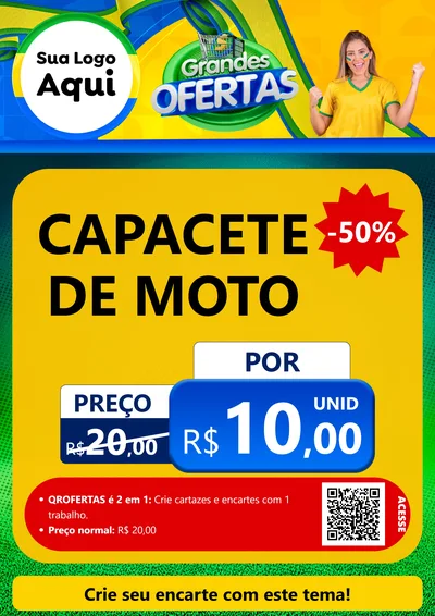 Modelo de Cartaz para Cartaz A4 Vertical